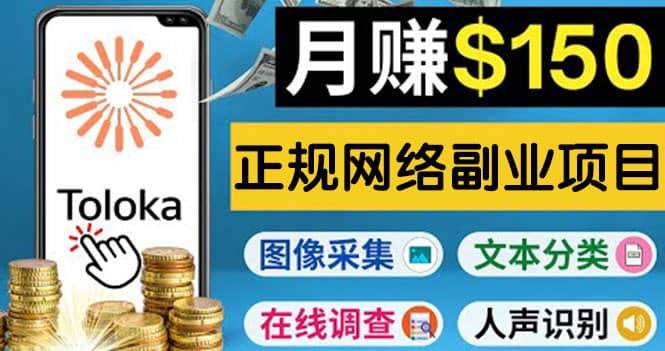 正规网络副业赚钱平台Toloka，利用业余时间月赚150美元_网创掘金