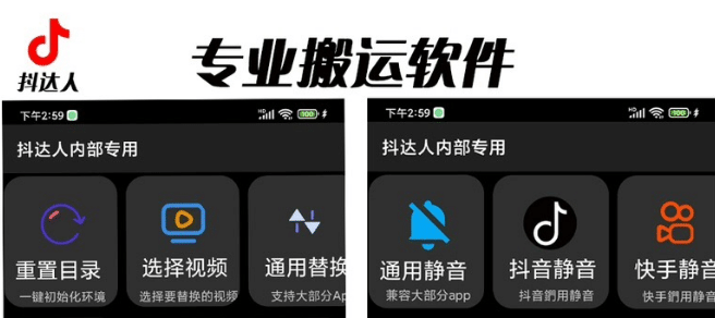 对外收费699抖音傻瓜式一键搬运，起号专用5分钟一个视频《软件+详细教程》_网创掘金