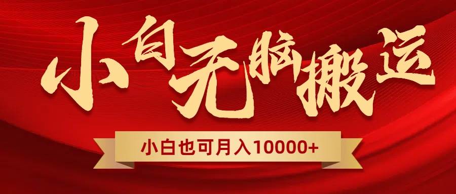 无脑搬运视频，全新平台独占玩法，一个账号每天1000+，多账号轻松扩张！_网创掘金