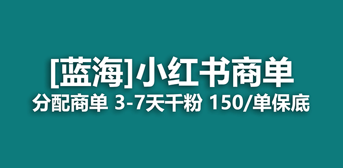 2023蓝海项目，小红书商单，快速千粉，长期稳定，最强蓝海没有之一_网创掘金