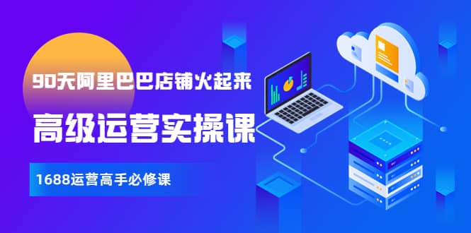 【90天阿里巴巴店铺火起来】高级运营实操课，1688运营高手必修课_网创掘金