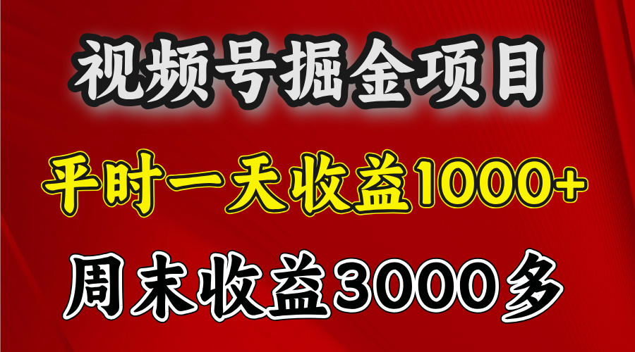 官方项目，一周一结算，平时收益一天1000左右，周六周日收益还高_网创掘金