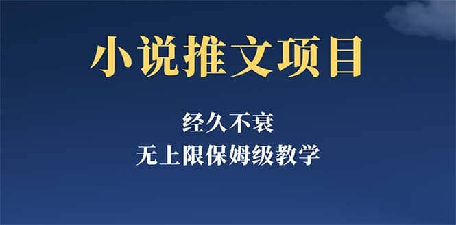 经久不衰的小说推文项目，单号月5-8k，保姆级教程，纯小白都能操作_网创掘金