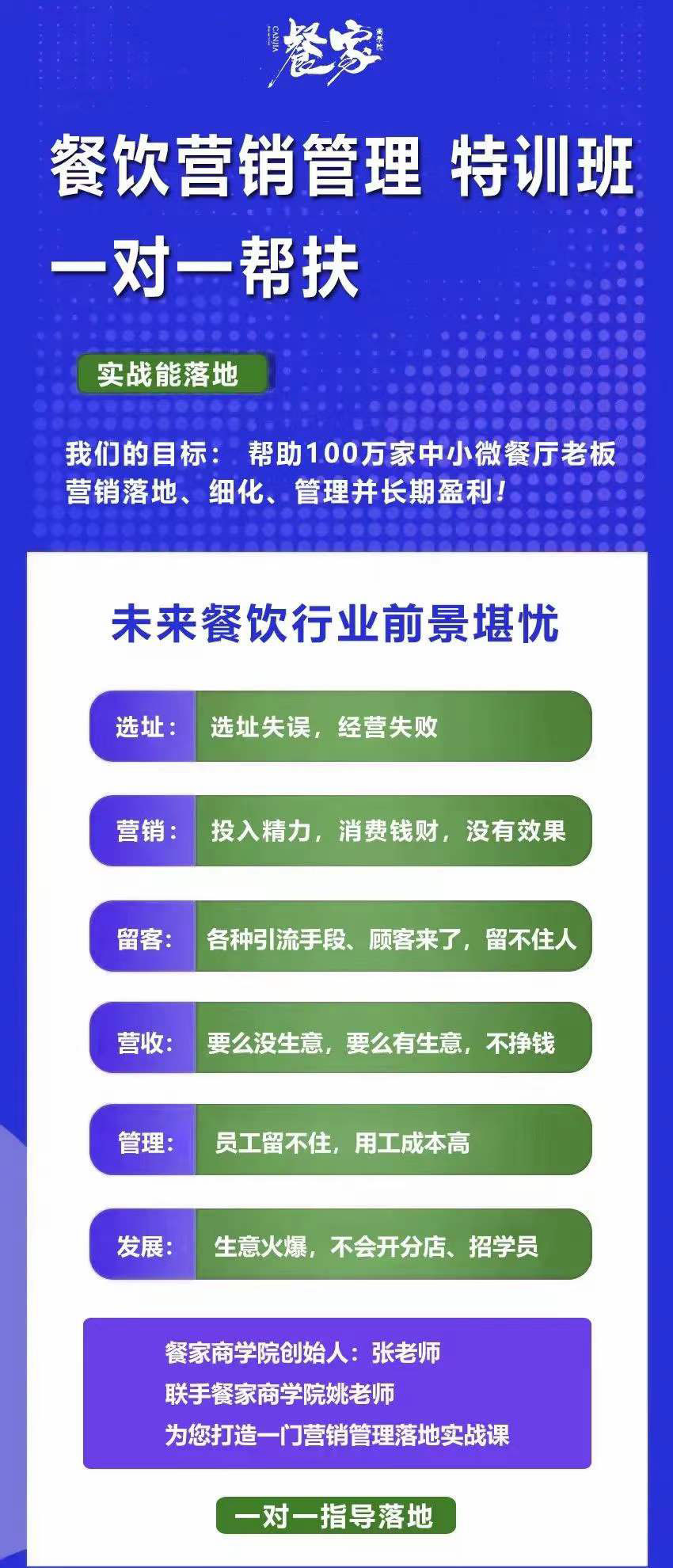 图片[1]_餐饮营销管理特训班：选址+营销+留客+营收+管理+发展_网创掘金