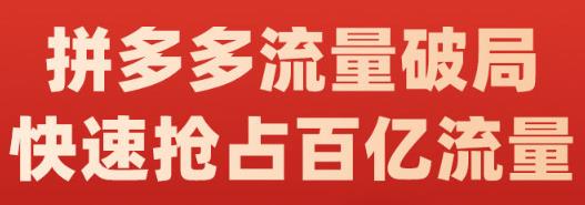 阿杰·拼多多流量破局:如何打黑标，爆款的思路，拼多多流量框架，快速抢占百亿流量_网创掘金