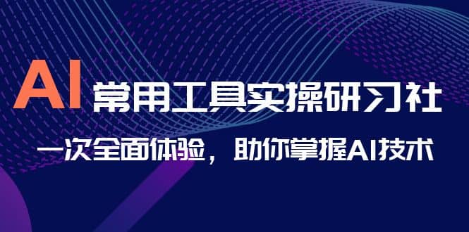 AI-常用工具实操研习社，一次全面体验，助你掌握AI技术_网创掘金