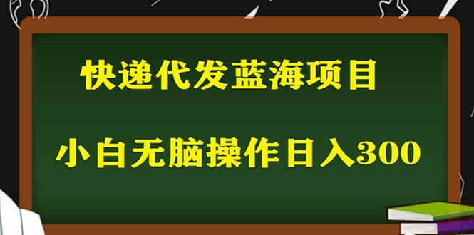 2023最新蓝海快递代发项目，小白零成本照抄_网创掘金