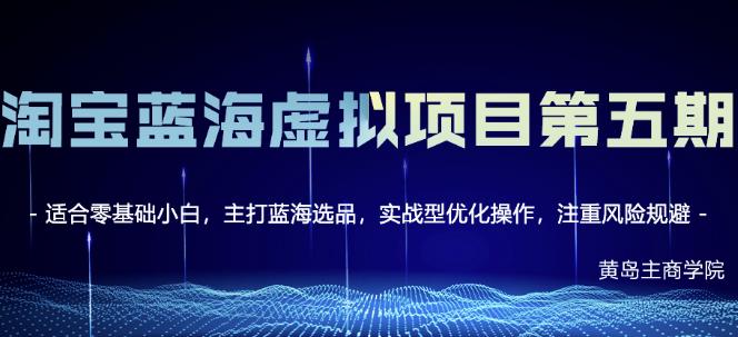 淘宝虚拟无货源3.0+4.0+5.0，适合零基础小白，主打蓝海选品，实战型优化操作_网创掘金