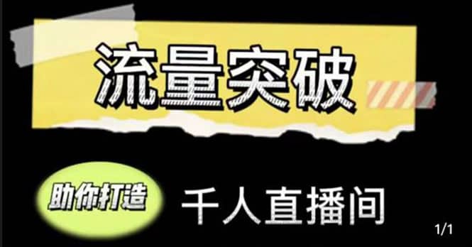 直播运营实战视频课，助你打造千人直播间（14节视频课）_网创掘金