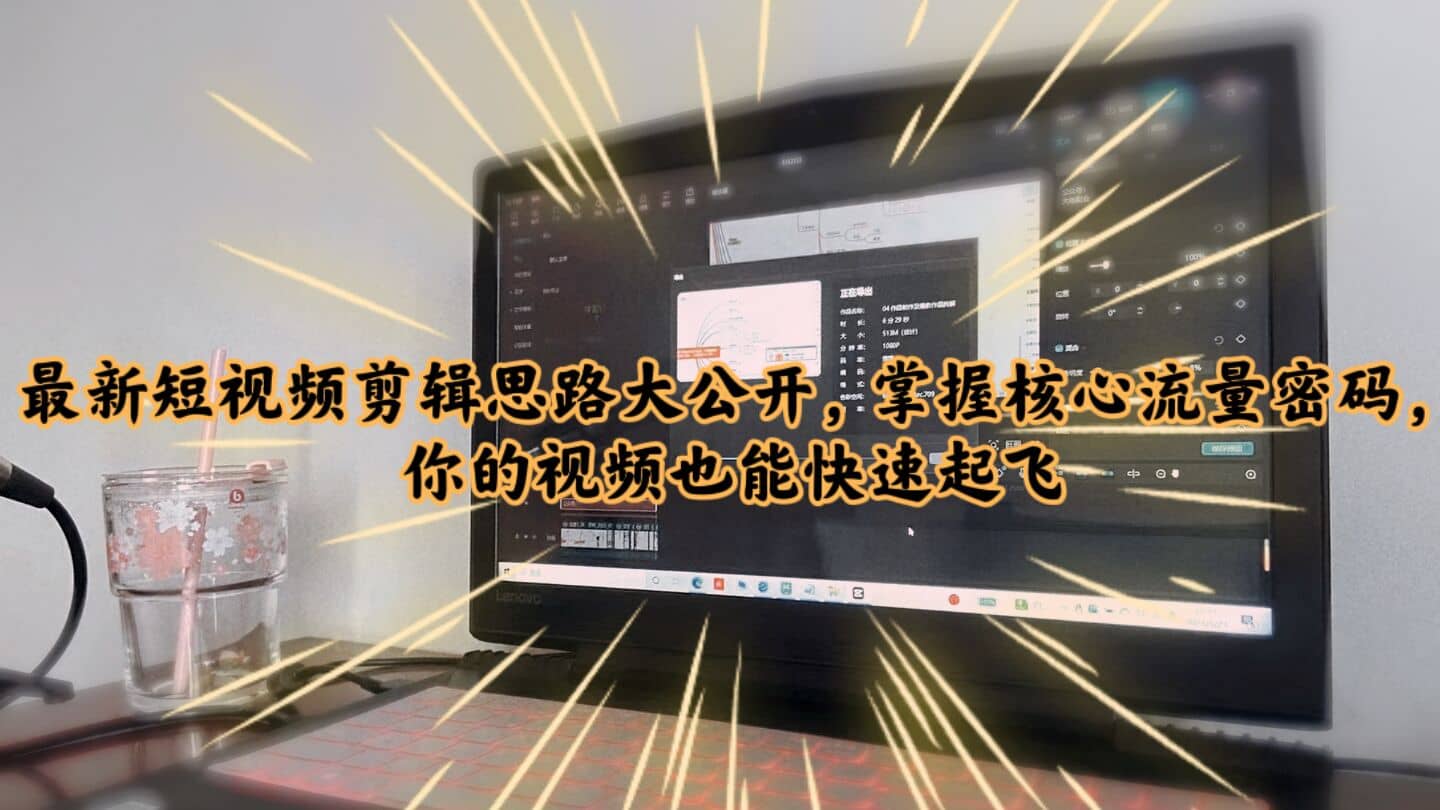 最新短视频剪辑思路大公开，掌握核心流量密码，你的视频也能快速起飞_网创掘金