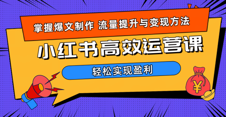 价值980小红书运营操作指南_网创掘金