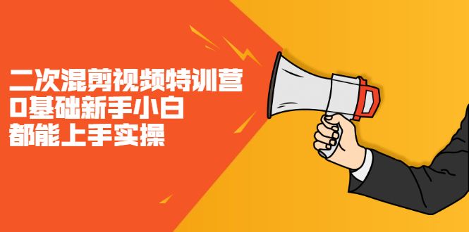 二次混剪视频特训营，0基础新手小白都能上手实操，两天开干_网创掘金