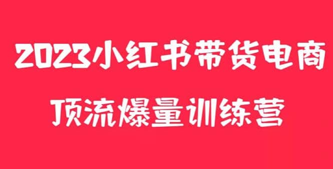 小红书电商爆量训练营，月入3W+！可复制的独家养生花茶系列玩法_网创掘金