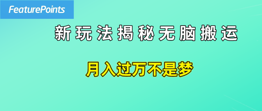 简单操作，每天50美元收入，搬运就是赚钱的秘诀！_网创掘金