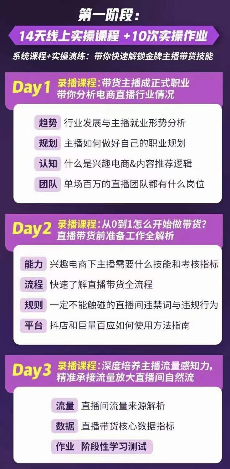 图片[1]_金牌主播实战进阶营 普通人也能快速变身金牌带货主播 (价值3980)_网创掘金