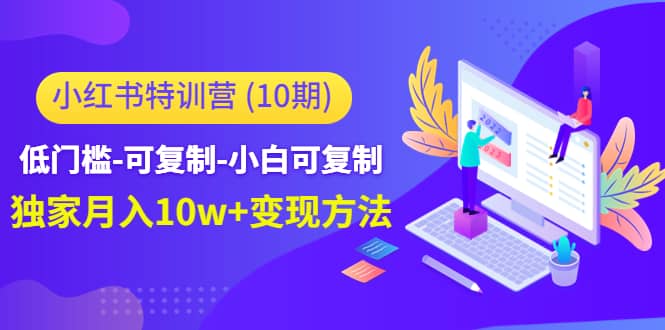 小红书特训营（第10期）低门槛-可复制-小白可复制_网创掘金