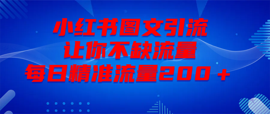 最新！小红书图文引流，全面解析日引300私域流量，是怎样做到的！_网创掘金