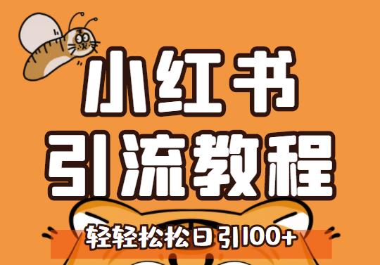 小红书运营引流全系列课程，每天引流100精准粉_网创掘金