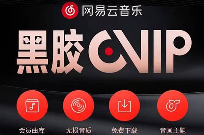网易云撸黑胶年卡及变现方法，收益可无限放大_网创掘金
