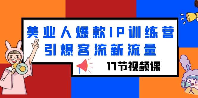 美业人爆款IP训练营，引爆客流新流量（17节视频课）_网创掘金