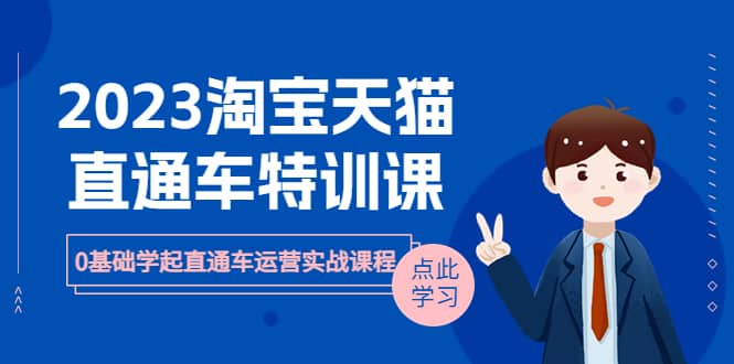 2023淘宝·天猫直通车评特训课，0基础学起直通车运营实战课程（8节课时）_网创掘金