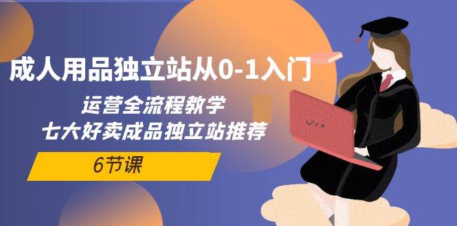 成人用品独立站从0-1入门，运营全流程教学，七大好卖成品独立站推荐-6节课_网创掘金