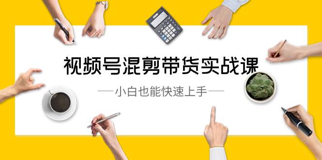 视频号-混剪带货实战课，小白也能快速上手（10节课）_网创掘金