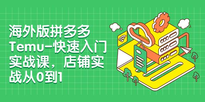 海外版拼多多Temu-快速入门实战课，店铺实战从0到1（12节课）_网创掘金