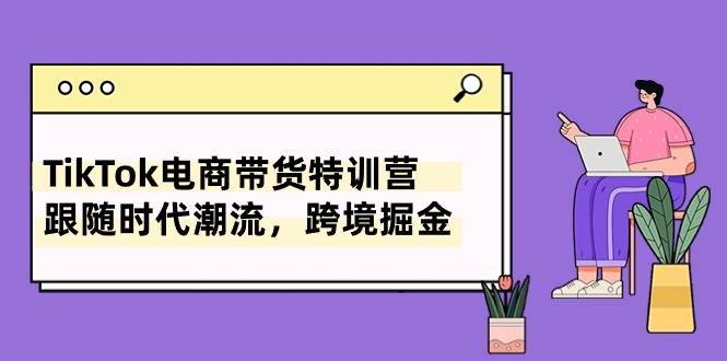 TikTok电商带货特训营，跟随时代潮流，跨境掘金（8节课）_网创掘金
